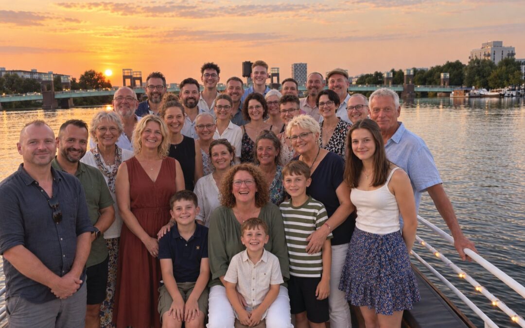 Familienfeier auf dem Schiff in Berlin